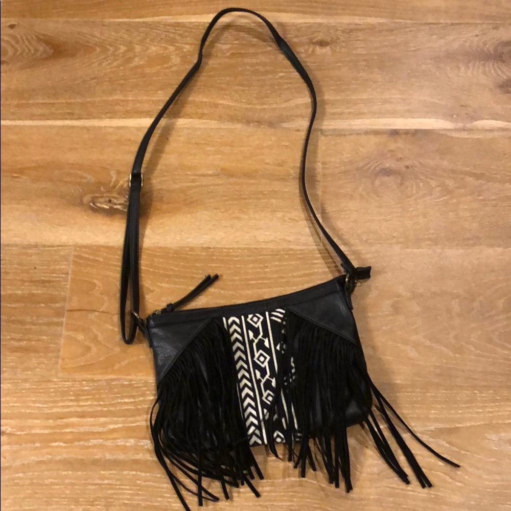 T-shirt & Jeans Brand Black boho mini purse